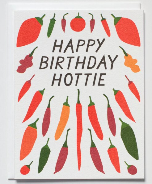 Happy Birthday Hottie Card